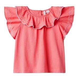 Janie & Jack NWT Coral Flutter Sleeve Jersey Top. Size 4